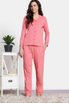 Zivame The Weekender Knit Cotton Pyjama Set - Desert Floweral — thumbnail 2